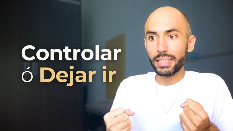 Cómo soltar el control para vivir en el presente