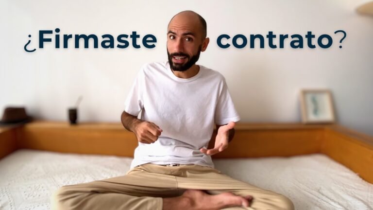 Firmaste un contrato