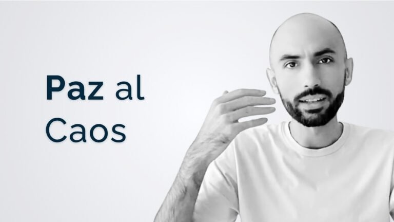 nada de lo que hago me da Paz