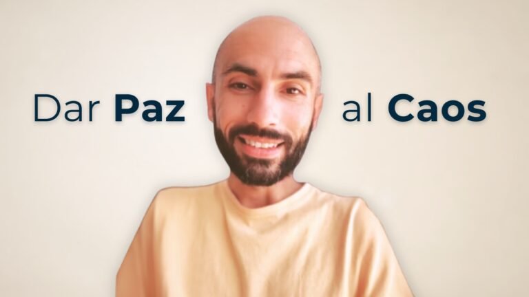 nada de lo que hago me da Paz