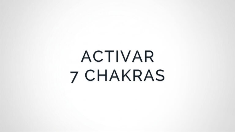 Meditación para Activar los 7 Chakras