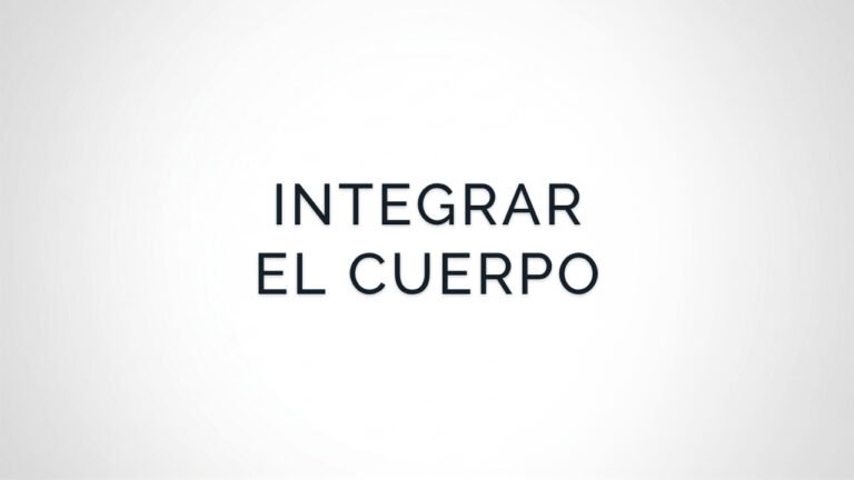 Meditación para Integrar el Cuerpo Físico