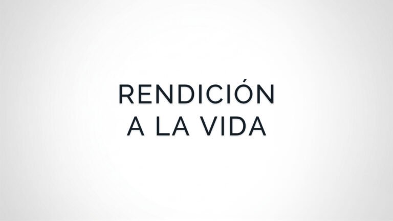 Meditación de Rendición a la Vida