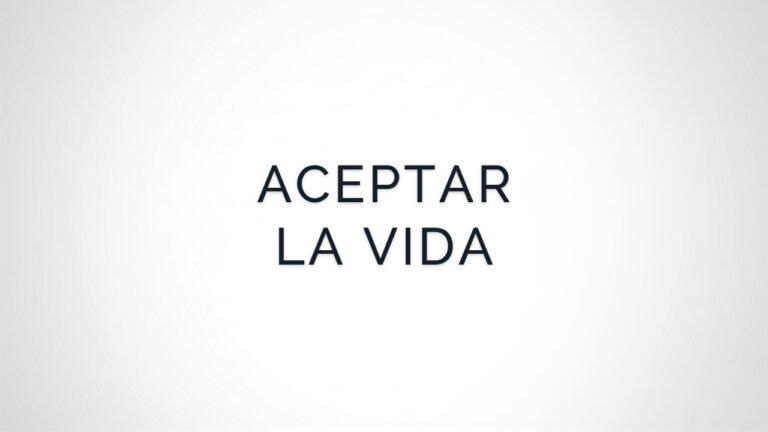 Meditación para Aceptar la Vida