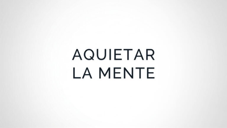 Meditación para Aquietar la Mente