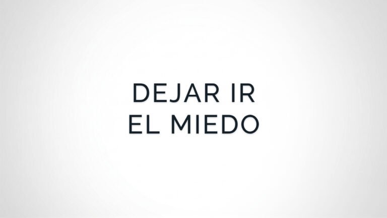 Meditación para Dejar Ir el Miedo