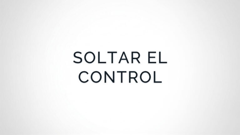 Meditación para Soltar el Control